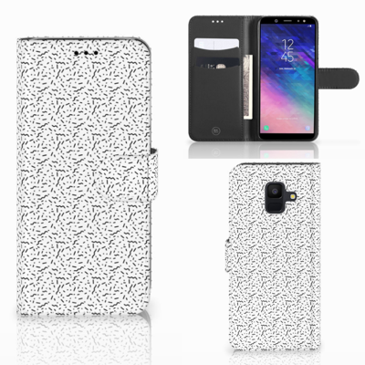 Samsung Galaxy A6 2018 Telefoon Hoesje Stripes Dots
