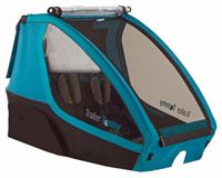 Mirage cabinehoes fietskar Tommy blauw/zwart