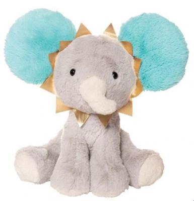 Manhattan Toy knuffel olifant Brights junior 26,7 cm pluche grijs Manhattan Toy knuffel olifant Brights junior 26,7 cm pluche grijs