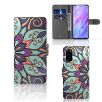 Samsung Galaxy S20 Hoesje Purple Flower - thumbnail