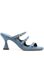 Carel Paris mules Kitty 20 mm en jean - Bleu