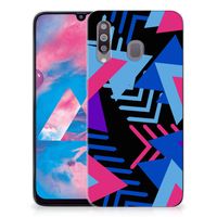 Samsung Galaxy M30 TPU Hoesje Funky Triangle - thumbnail