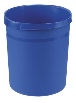 HAN GRIP 18190-14 Prullenbak 18 l (Ø x h) 312 mm x 35 cm Polypropyleen Blauw 1 stuk(s)