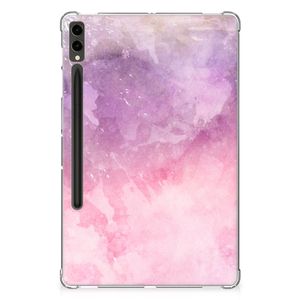 Tablethoes Samsung Galaxy Tab S9 Plus Pink Purple Paint