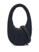 Coperni mini sac cabas Swipe en jean - Bleu - thumbnail