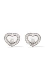 Chopard 18kt white gold Happy Diamonds Icons ear pins - Argent - thumbnail