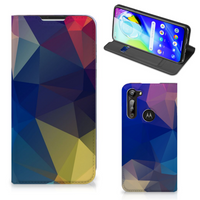 Motorola Moto G8 Power Stand Case Polygon Dark