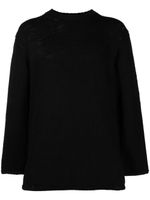 Comme des Garçons Homme Plus pull en maille torsadée - Noir