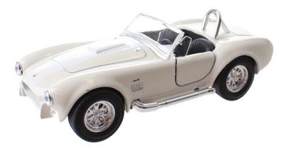 Welly schaalmodel Shelby Cobra 427 1:34 wit 11 cm Welly schaalmodel Shelby Cobra 427 1:34 wit 11 cm
