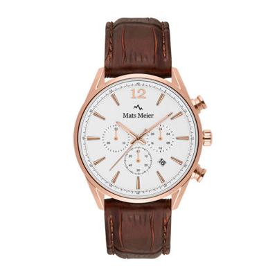 Mats Meier chronograaf MM00107 rosékleur