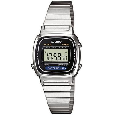 Casio LA670WEA-1EF horloge Elektronisch Polshorloge Vrouw Zwart, Zilver Casio LA670WEA-1EF horloge Elektronisch Polshorloge Vrouw Zwart, Zilver