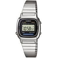 Casio LA670WEA-1EF horloge Elektronisch Polshorloge Vrouw Zwart, Zilver