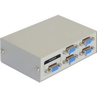 Delock 87635 Switch VGA 4-poorts handmatig bidirectioneel