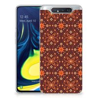 Samsung Galaxy A80 TPU bumper Batik Brown - thumbnail