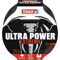 TESA Ultra Power Extreme Geschikt voor gebruik binnen Geschikt voor buitengebruik 10 m PET-vilt, Rubber Zwart - thumbnail