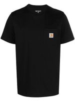 Carhartt WIP t-shirt à patch logo Pocket - Noir