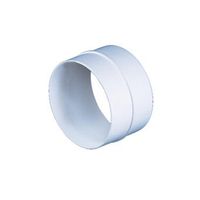 Plieger buisverbinder o 125mm wit 4414282 - thumbnail