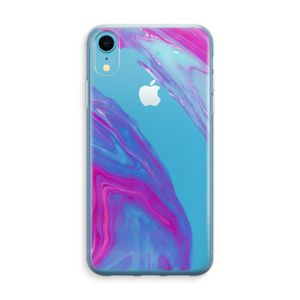 Zweverige regenboog: iPhone XR Transparant Hoesje