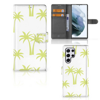 Samsung Galaxy S22 Ultra Hoesje Palmtrees - thumbnail