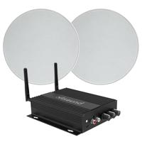 Artsound 2 x inbouwluidsprekers in set met smart multiroom-versterker, geluidssysteem voor je woonkamer, 20 cm diameter, 2 x 70 W, bediening via app, muziek via bluetooth