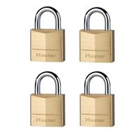 Masterlock 4 x 20mm padlocks ref. 120EURD - keyed alike padlocks - 120EURQNOP - thumbnail