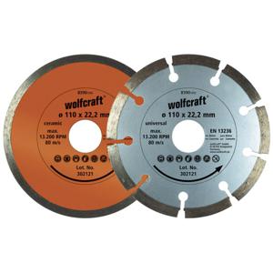 Wolfcraft 8390000 Diamanten doorslijpschijf 1 stuk(s)