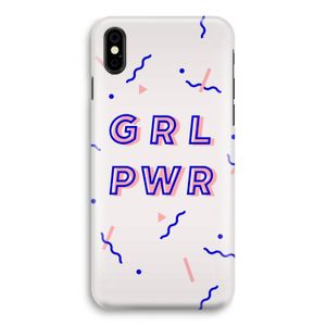 GRL PWR: iPhone Xs Volledig Geprint Hoesje