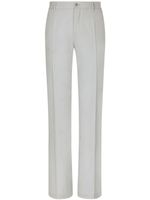 Dolce & Gabbana pantalon de costume à plis marqués - Gris