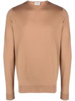 John Smedley pull Marcus en laine vierge - Marron