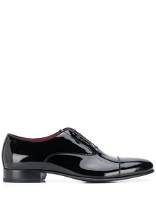 Scarosso derbies en cuir verni - Noir