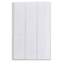 Soho etiketten 17 x 30 mm papier wit 6 vellen à 16 stuks