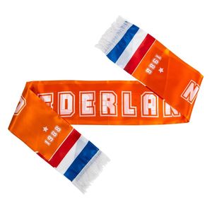 Nederland Satin Sjaal - Oranje/Rood/Blauw/Wit