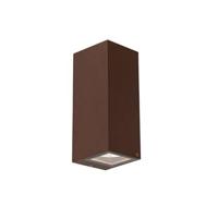 QAZQA Industriële wandlamp roestbruin 2-lichts AR70 IP54 - Baleno - thumbnail