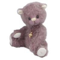 Clemens knuffelbeer Teddy Violett junior 15 cm pluche lila