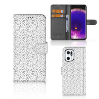 OPPO Find X5 Pro Telefoon Hoesje Stripes Dots - thumbnail