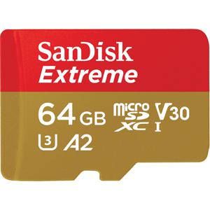 SanDisk Extreme 64 GB MicroSDXC UHS-I Klasse 10