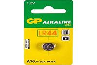 GP-batterijen Primaire batterijen GPA76 Alkaline 1,5 V niet-oplaadbare batterij (Alkaline, 1,5 V, 11,6 mm, 11,6 mm, 5,4 mm, 1,9 g)