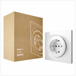 Fibaro Walli N wandcontactdoos Type F Wit