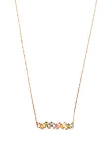 Suzanne Kalan collier en or rose 18ct serti de saphirs et de diamants