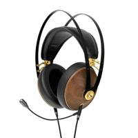 Meze Audio 99 Classic Headset + Boom Mic Walnoot Goud
