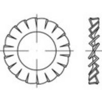 TOOLCRAFT 1067166 Gekartelde schijven Binnendiameter: 3.2 mm DIN 6798 RVS 2000 stuk(s)