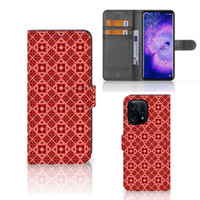 OPPO Find X5 Telefoon Hoesje Batik Rood