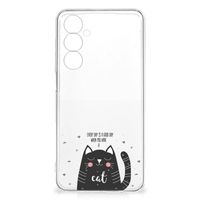 Samsung Galaxy A54 5G Telefoonhoesje met Naam Cat Good Day - thumbnail