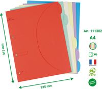 Tarifold smartfolder, geperforeerde showtas, geassorteerde kleuren, pak van 6 stuks - thumbnail