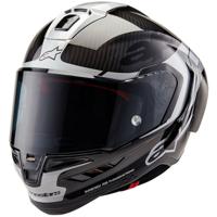 ALPINESTARS Supertech R10 Element, Integraalhelm, Zwart Carbon-Zilver-Zwart - thumbnail