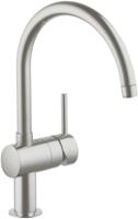 Grohe Minta keukenmengkraan met draaibare C-uitloop supersteel - thumbnail