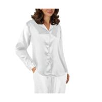 Lady Avenue Satin Pyjama With Short Sleeves * Actie * - thumbnail