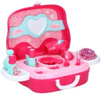 Eddy Toys Beautycase Prinsessen Meisjes 25 Cm Roze 19-delig - thumbnail