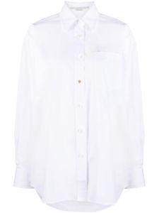 Stella McCartney long-sleeve cotton shirt - Blanc