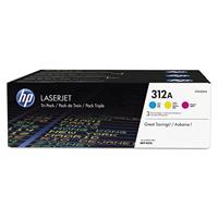 HP Originele 312A - Toner - Cyaan / Geel / Magenta - Standaard capaciteit